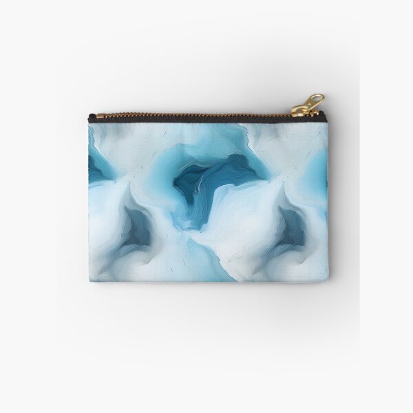 Item preview, Blue and white paint stains texture  designed and sold by MiraCleAI.