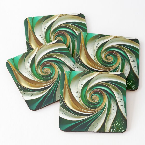 Item preview, Colorful Abstract Fibonacci Art 46 designed and sold by Vicky Brago-Mitchell®.