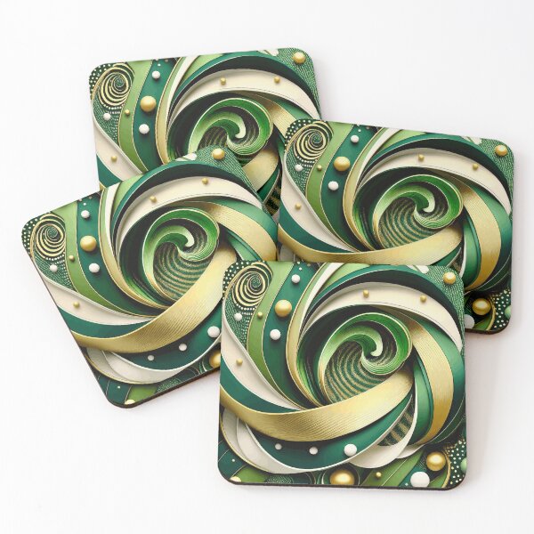 Item preview, Colorful Abstract Fibonacci Art 44 designed and sold by Vicky Brago-Mitchell®.