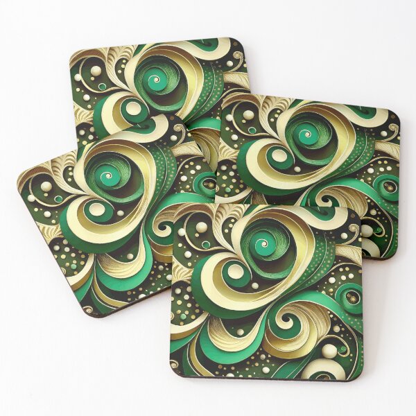 Item preview, Colorful Abstract Fibonacci Art 43 designed and sold by Vicky Brago-Mitchell®.