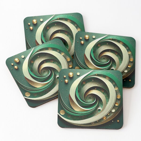 Item preview, Colorful Abstract Fibonacci Art 31 designed and sold by Vicky Brago-Mitchell®.