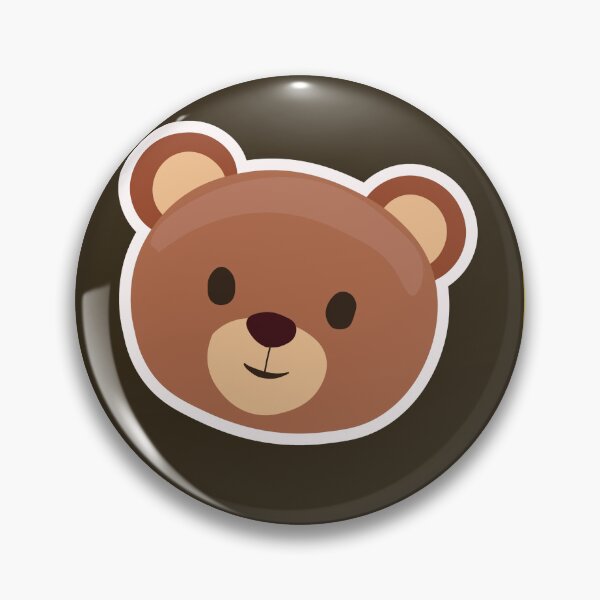 Item preview, BEAR FACE STICKER designed and sold by Orange Cart.