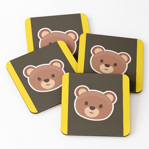 Item preview, BEAR FACE STICKER designed and sold by Orange Cart.