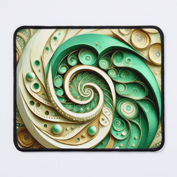 Item preview, Colorful Abstract Fibonacci Art 25 designed and sold by Vicky Brago-Mitchell®.