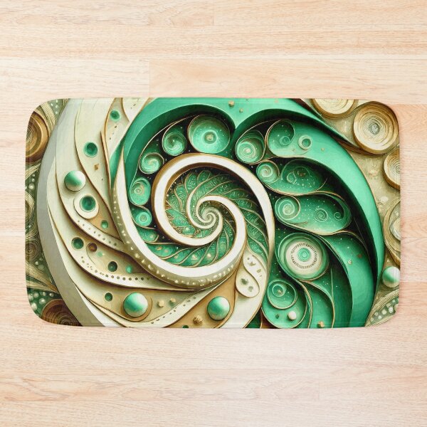 Item preview, Colorful Abstract Fibonacci Art 25 designed and sold by Vicky Brago-Mitchell®.
