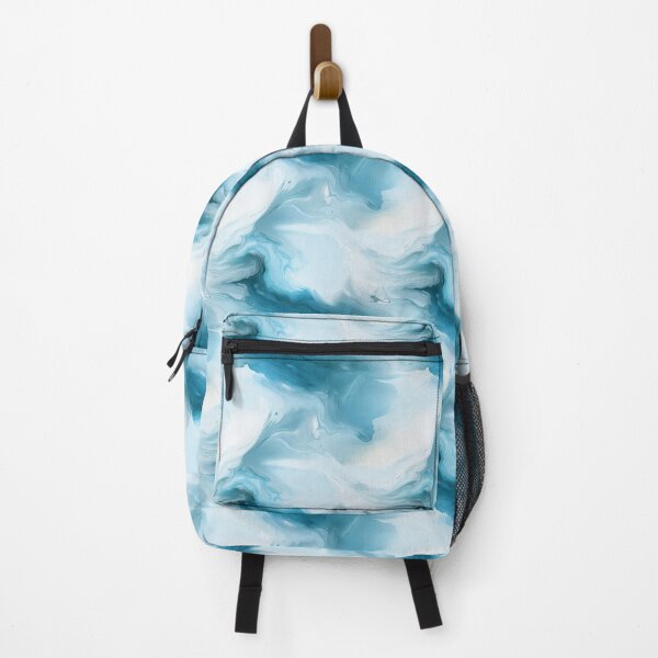Item preview, Blue and white paint stains texture designed and sold by MiraCleAI.