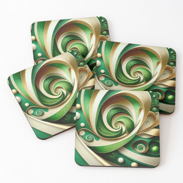Item preview, Colorful Abstract Fibonacci Art 47 designed and sold by Vicky Brago-Mitchell®.