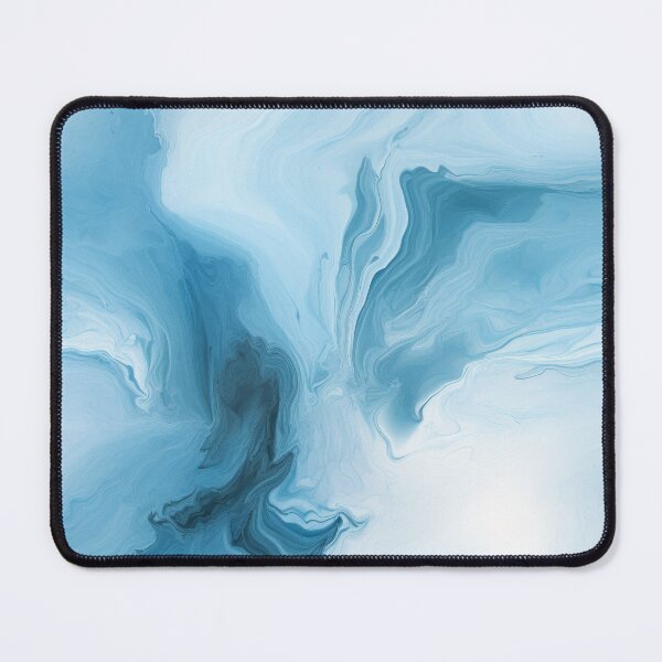 Item preview, Blue and white paint stains texture  designed and sold by MiraCleAI.