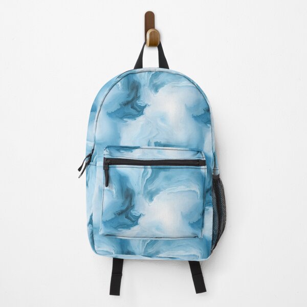 Item preview, Blue and white paint stains texture designed and sold by MiraCleAI.
