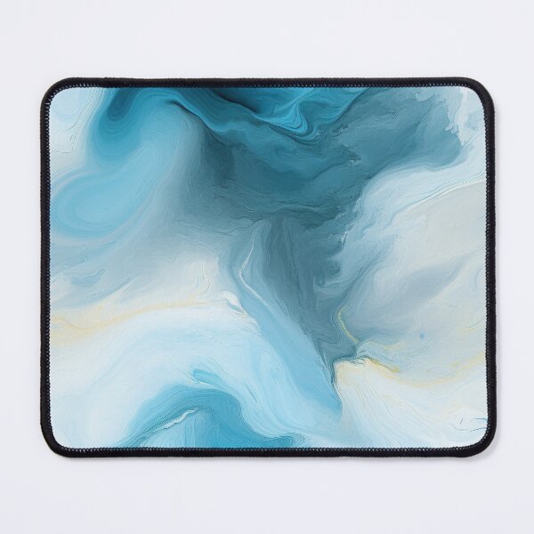 Item preview, Blue and white paint stains texture designed and sold by MiraCleAI.