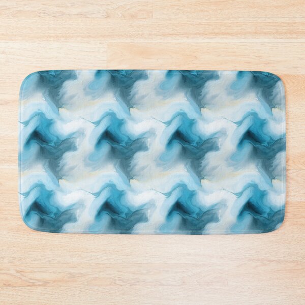 Item preview, Blue and white paint stains texture  designed and sold by MiraCleAI.