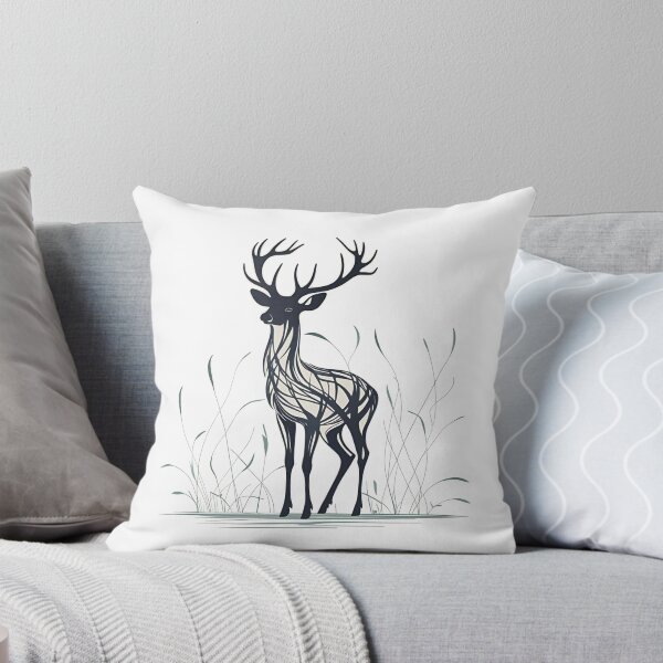 Item preview, Quiet Grace - A Roe Deer Made Of Lines  designed and sold by Domcreations4.