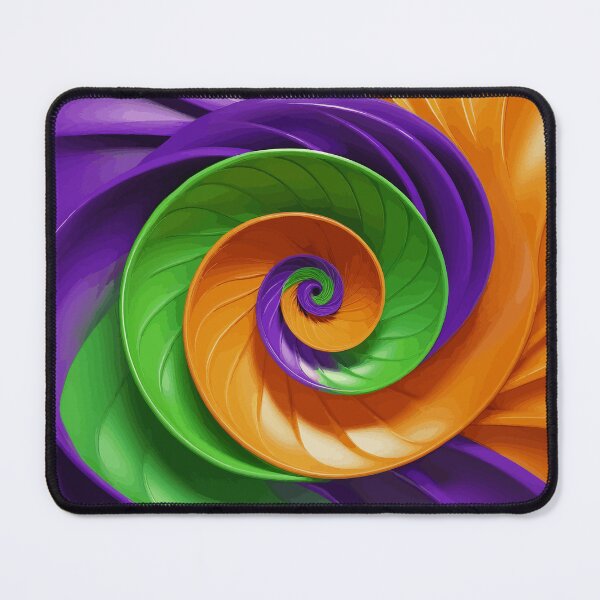 Item preview, Colorful Abstract Fibonacci Art 244 designed and sold by Vicky Brago-Mitchell®.