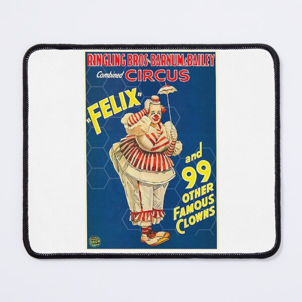 Item preview, Vintage Felix the Clown Circus Poster designed and sold by IanBakerToons.