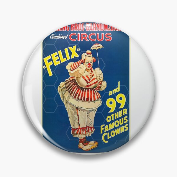 Item preview, Vintage Felix the Clown Circus Poster designed and sold by IanBakerToons.