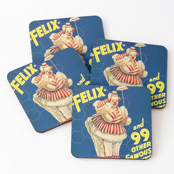 Item preview, Vintage Felix the Clown Circus Poster designed and sold by IanBakerToons.