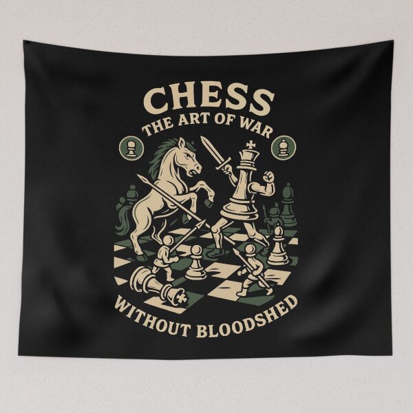 Item preview, Chess art design funny saying for board game designed and sold by LuminOrb.
