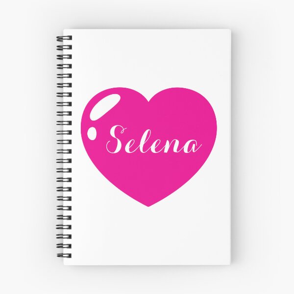Selena Name with pink Heart 