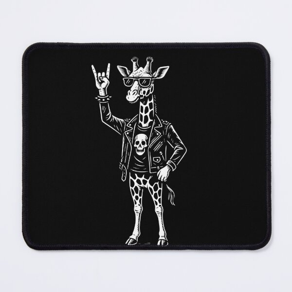 Item preview, Rock Music Funny Giraffe Heavy Metal Man Woman designed and sold by LuminOrb.