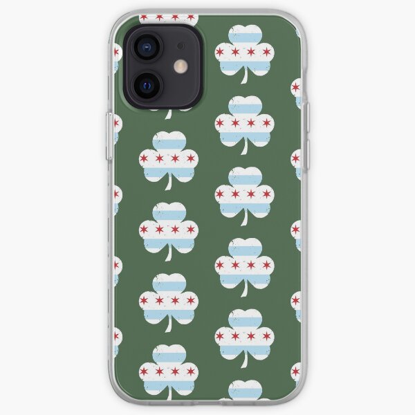 Chicago Flag Clover iPhone Soft Case