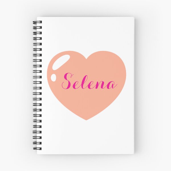 Selena Name with pink Heart 