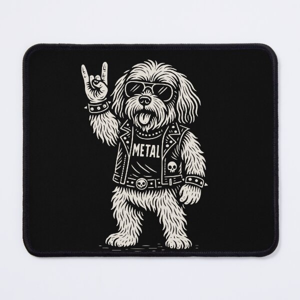 Item preview, Metal Havanese Dog Rock Music Heavy Metal Funny designed and sold by LuminOrb.