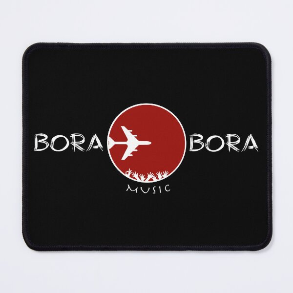 Item preview, Bora Bora Music logo wide (official) (white writing) designed and sold by Geestock.