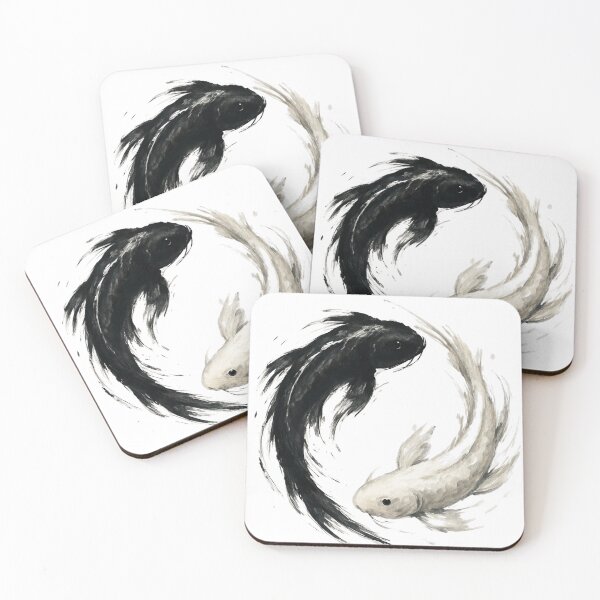 Item preview, The Koi Fish Yin Yang designed and sold by neurotech2023.