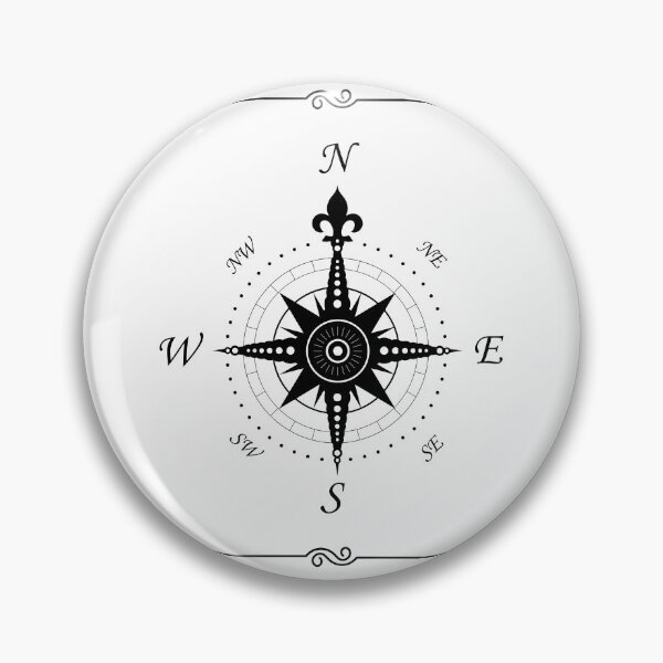 Item preview, Vintage Compass Rose Design – Nautical Wind Rose Symbol for Travelers & Adventure Lovers designed and sold by Kabootri.