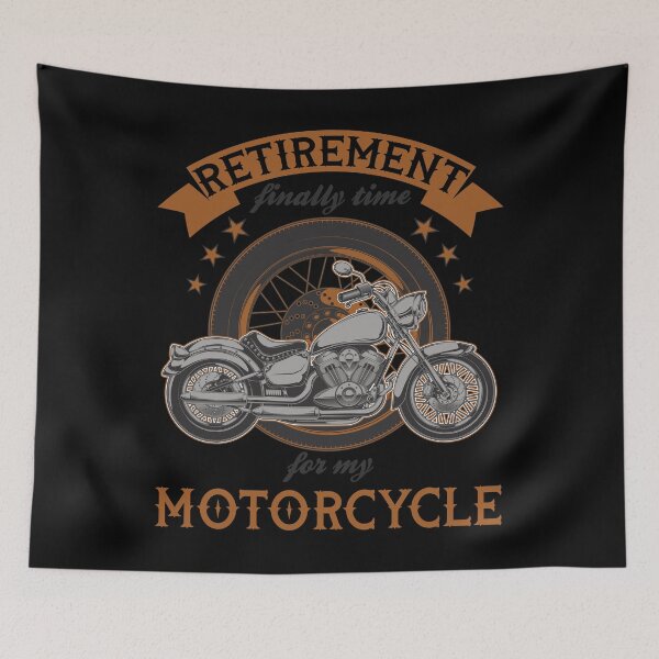 Artikelvorschau, Rente Motorrad Rentner Spruch Vintage entworfen und verkauft von MaximWundersee.
