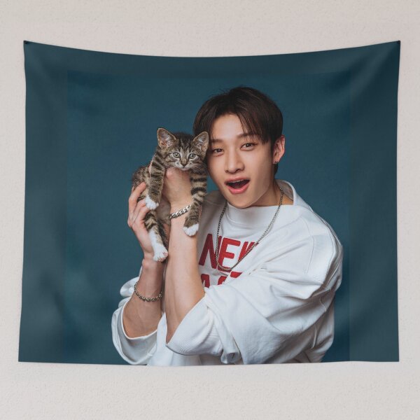 Item preview, Stray Kids kitten interview Bang Chan boyfriend material ethereal prince cute kitty cat photo skz kpop you make stray kids stay SKZ dominate world tour concert designed and sold by Kpop-Noona.