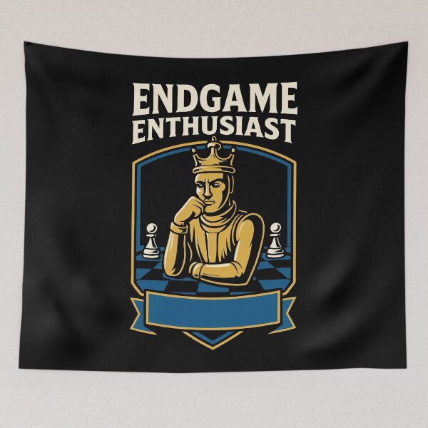 Item preview, Endgame Enthusiast Chess Player King designed and sold by LuminOrb.