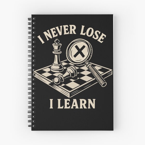 Item preview, I Never Lose I Learn Chess Player Chess Board designed and sold by LuminOrb.