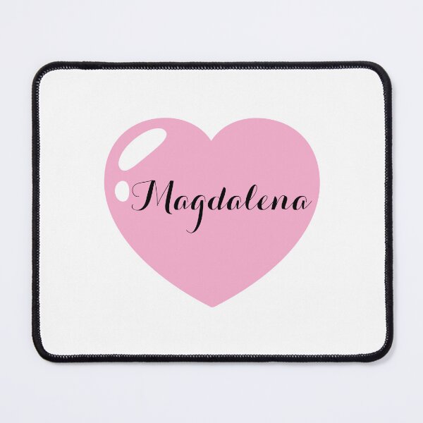 Item preview, Magdalena Name with pink Heart designed and sold by Artbymonika.