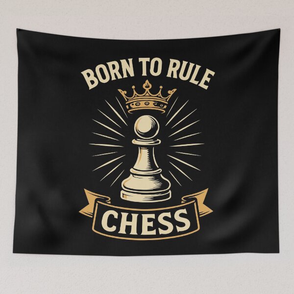 Item preview, Born To Rule Chess For Chess Lovers designed and sold by LuminOrb.