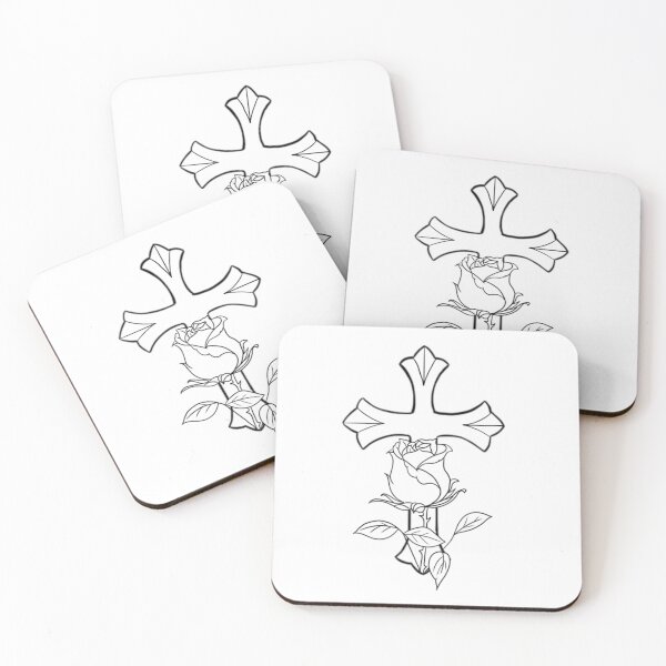 Item preview, Flower-cross designed and sold by anovecentob.
