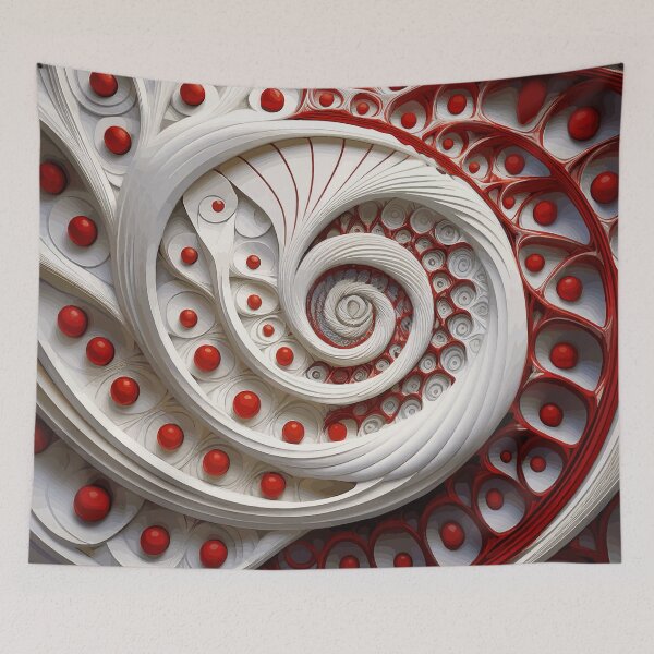 Item preview, Colorful Abstract Fibonacci Art 22 designed and sold by Vicky Brago-Mitchell®.
