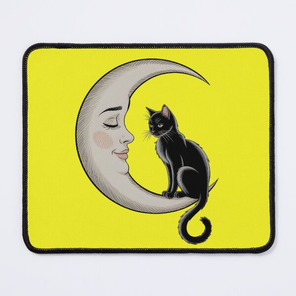 Item preview, Silent Complicity between Cat and Moon designed and sold by Trazzo7.