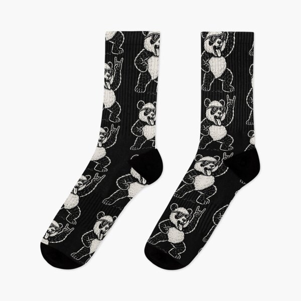 Item preview, Heavy Metal Panda Rock Music Funny Vibes designed and sold by LuminOrb.