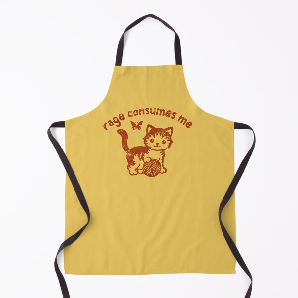 Aperçu de l'œuvre Un mème estampillé me consume en colère, un chat mignon et drôle créée et vendue par TackyTime.