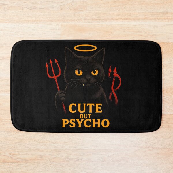 Item preview, Cat Attitude – Cute But Psycho designed and sold by Amr Siam.