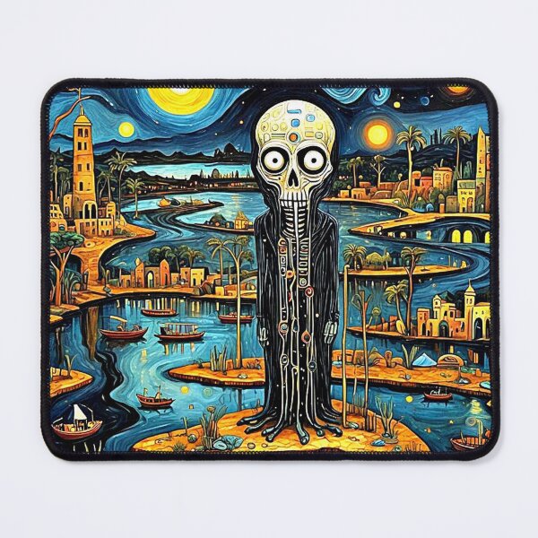 Item preview, Death overlooking the landscape designed and sold by George Hutton Hunter.