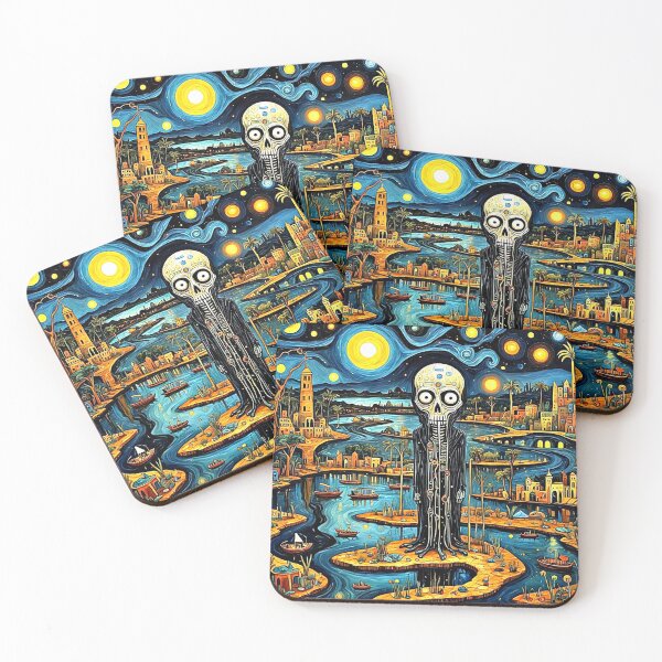 Item preview, Death overlooking the landscape designed and sold by George Hutton Hunter.