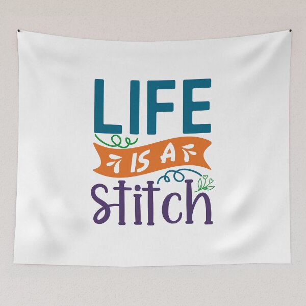 Item preview, Life is a stitch designed and sold by artcultreone.