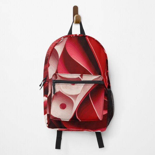 Item preview, Abstract Spiral Red and White 92 designed and sold by Vicky Brago-Mitchell®.