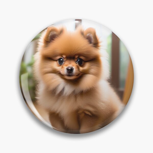 Item preview, Cute Brown Pomeranian Puppy designed and sold by DekorinKu.