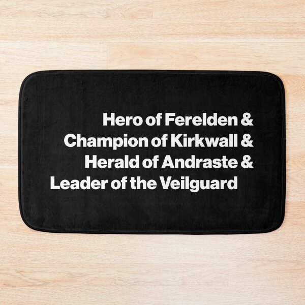 Item preview, Dragon Age: Hero and Champion and Herald and Leader. designed and sold by firlachieldraws.