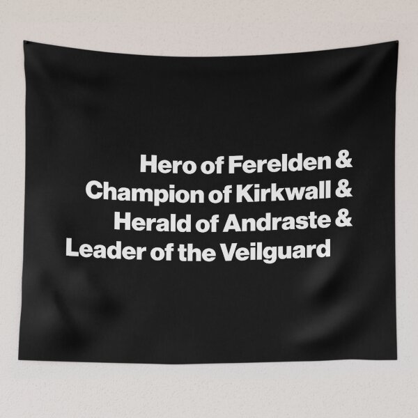 Item preview, Dragon Age: Hero and Champion and Herald and Leader. designed and sold by firlachieldraws.