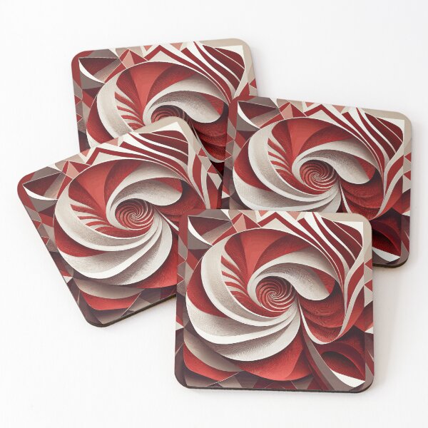 Item preview, Colorful Abstract Fibonacci Art 116 designed and sold by Vicky Brago-Mitchell®.
