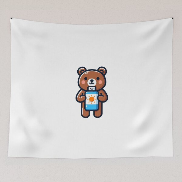 Item preview, Smiling Cartoon Bear with Sunscreen designed and sold by Confuzz1ed.